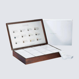 One of the Tavalon Premium Tea Gift Sets in a wooden box