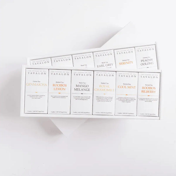 One of the Tavalon Varietea T12 tea gift sets