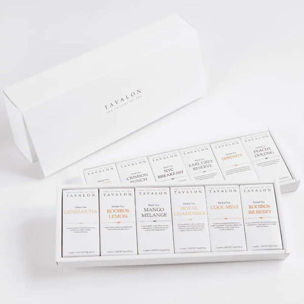 One of the Tavalon Varietea T12 gift sets with box